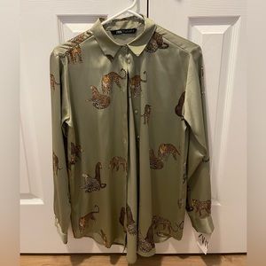 Zara Silky Blouse